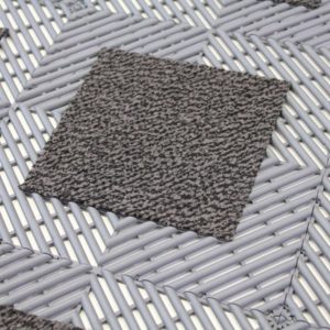 Vision Carpet Grey Tiles
